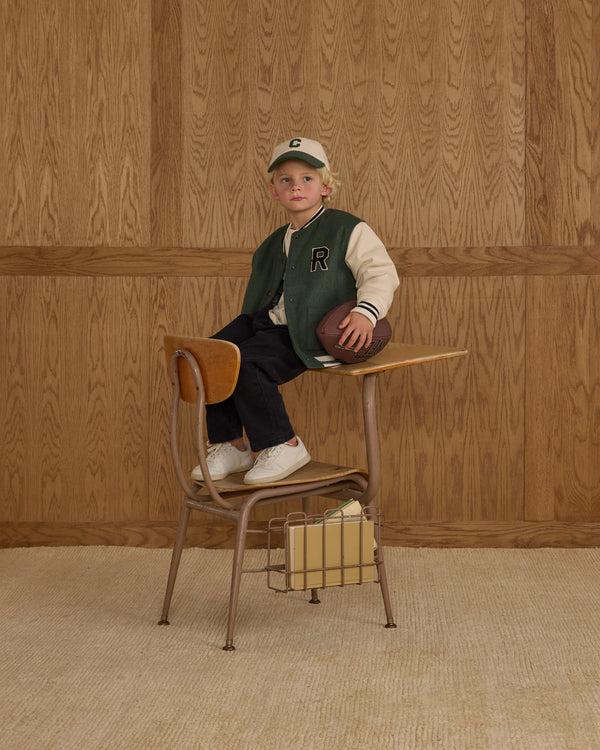 Rylee Cru Varsity Jacket Green