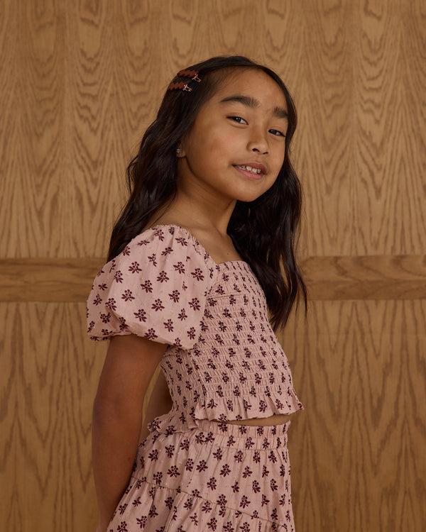 Rylee Cru Wavy Clip Set Burgundy Golden