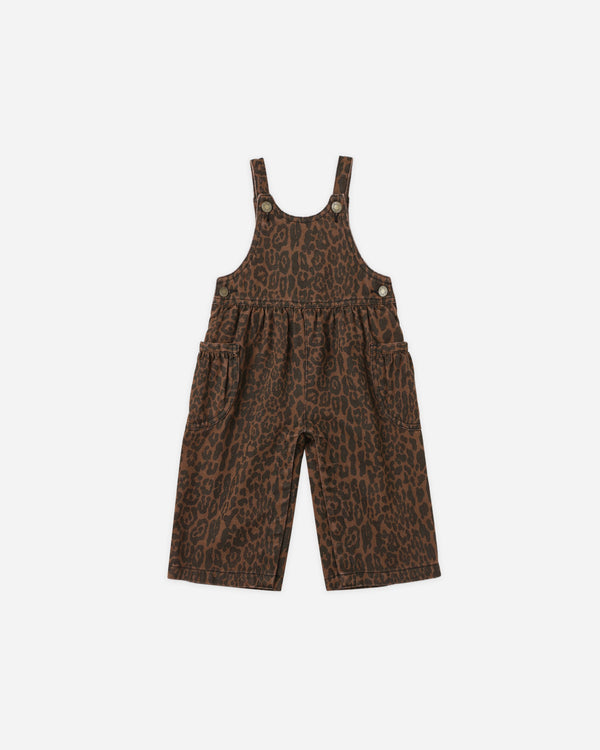 rylee cru Wide Leg Overall Leopard