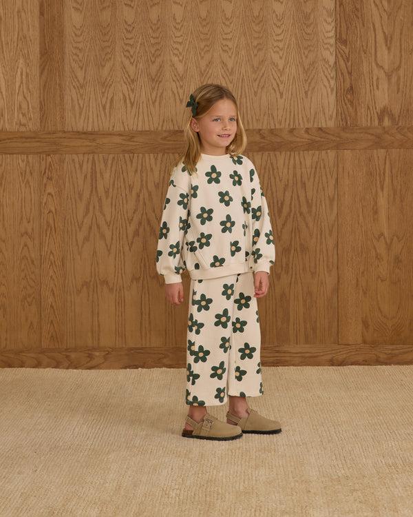 Rylee Cru Wide Leg Sweatpant Daisy