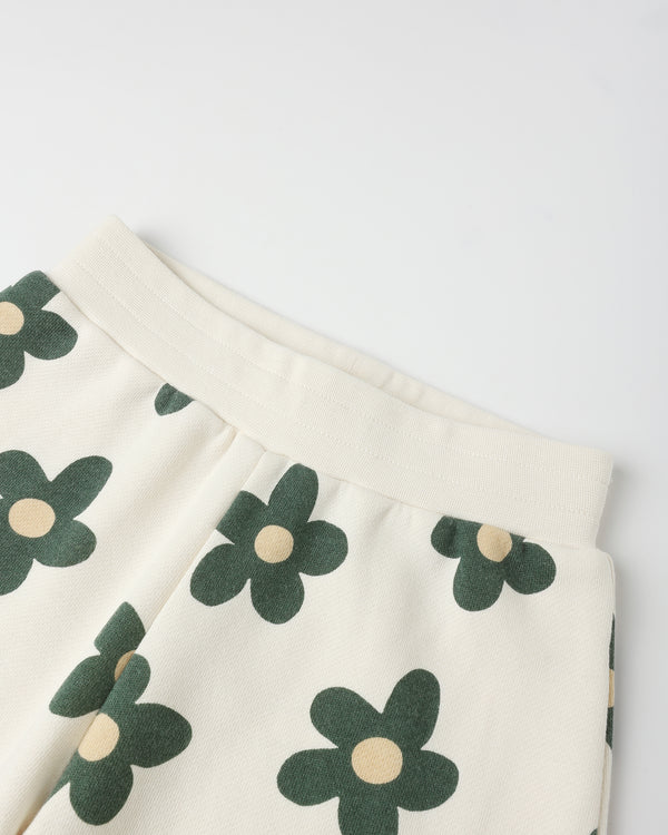 Rylee Cru Wide Leg Sweatpant Daisy