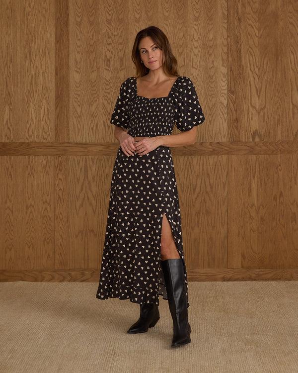 rylee cru Women's Button Slit Skirt Hearts