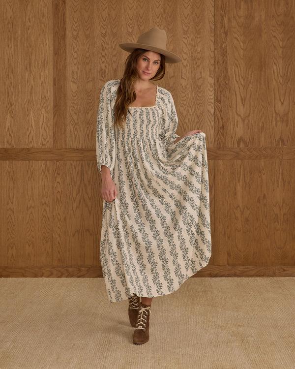 Rylee Cru Women's Della Dress Green Vines