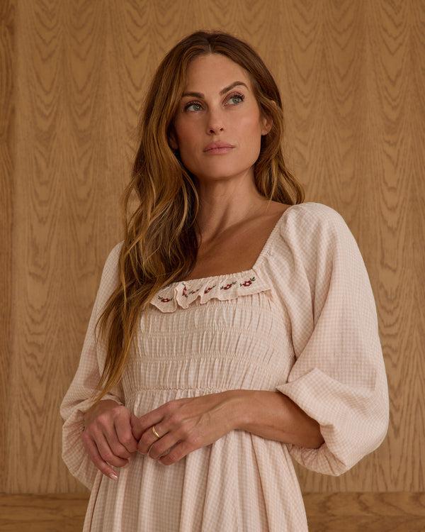 Rylee Cru Women's Magnolia Dress Petal Gingham