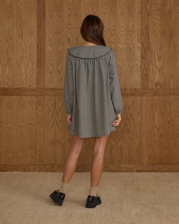 Rylee Cru Women's Mini Dress Black Gingham