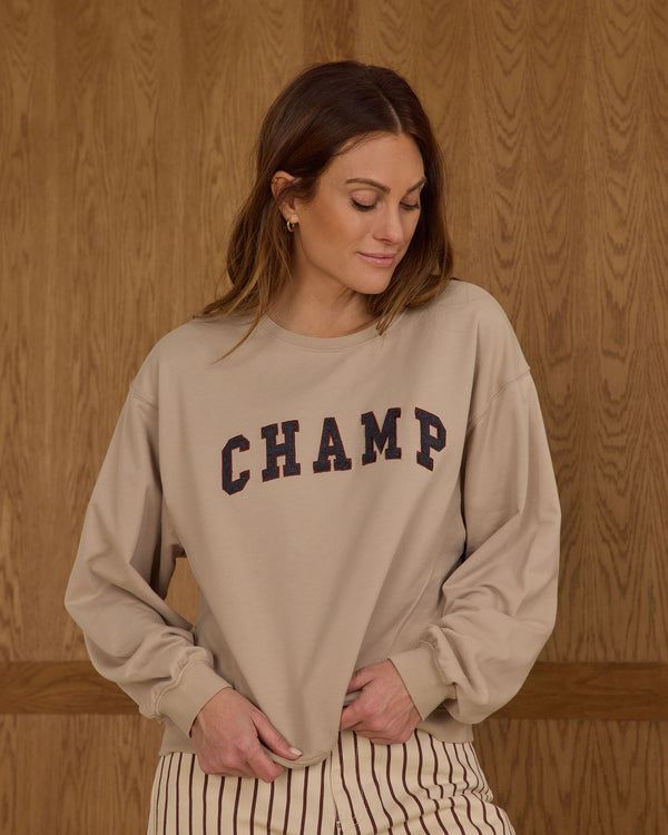 Rylee Cru Women's Oversized Sweatshirt Champ
