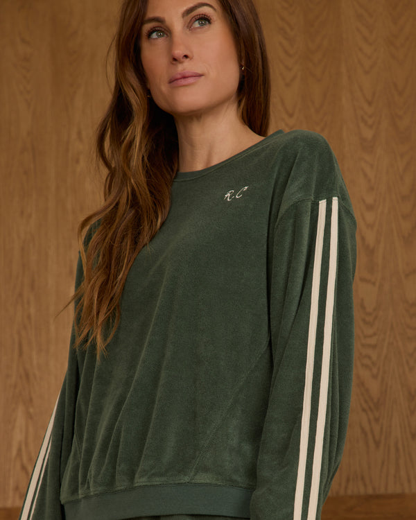 Rylee Cru Women's Oversized Sweatshirt Green
