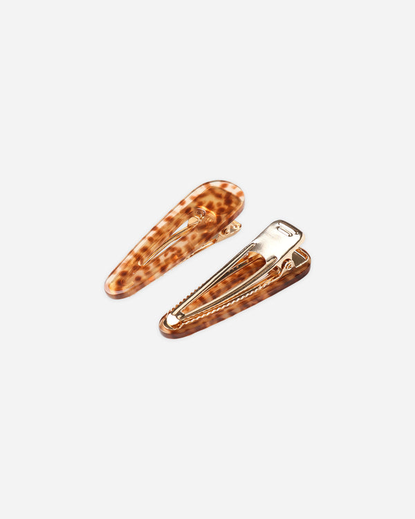 Rylee Cru Slider Clip Pack Of 4 Brown Blue Tortoise