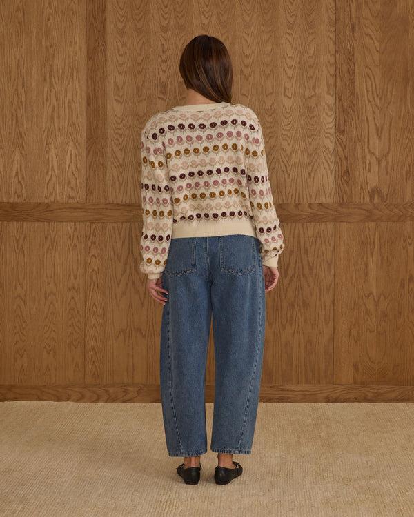 Rylee Cru Women's Cheyenne Cardigan Floral Jacquard