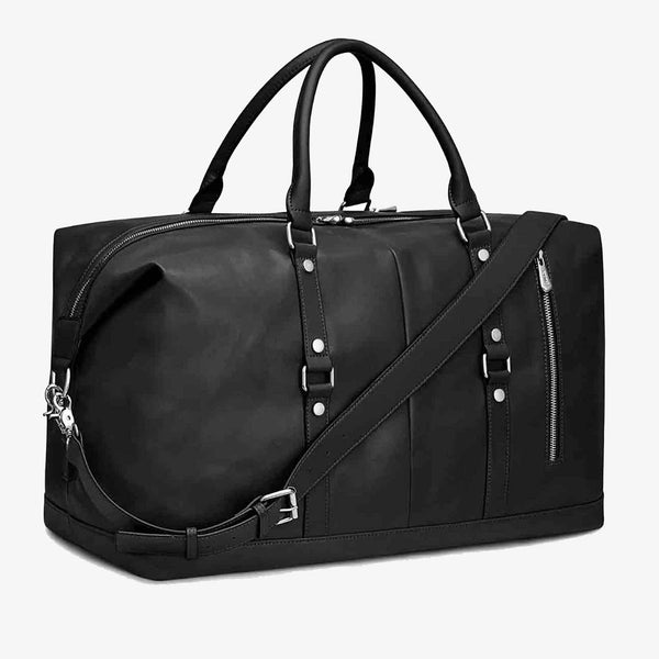 S Zone 60L Women Genuine Leather Duffel Bag