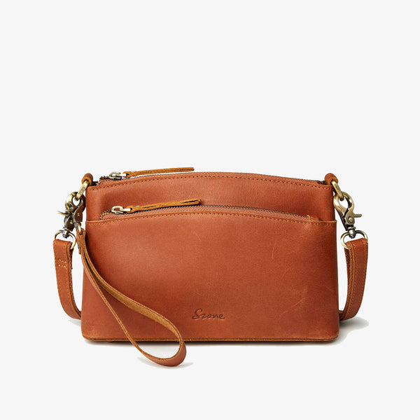 s zone Genuine Leather Mini Crossbody Bag