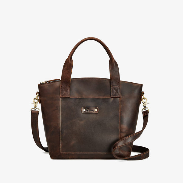s zone Genuine Leather Top-Handle Satchel Bags