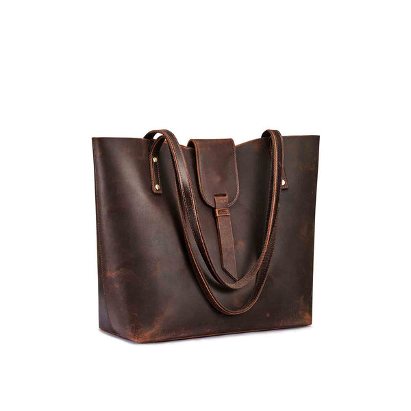 s zone Genuine Leather Tote Purse