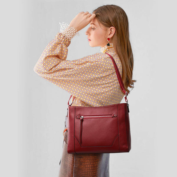 S Zone Ladies Leather Crossbody Bag