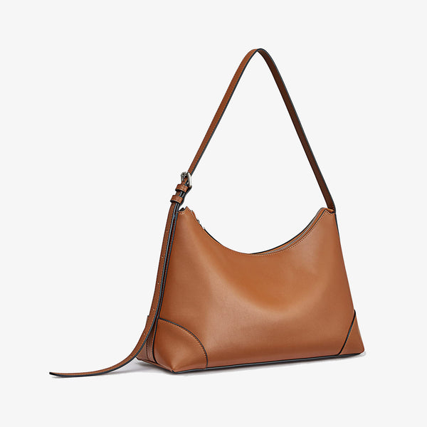 S Zone S-ZONE Genuine Leather Shoulder Bag