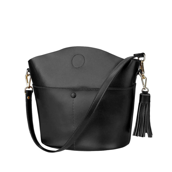 S Zone Women Genuine Leather Crossbody Bag