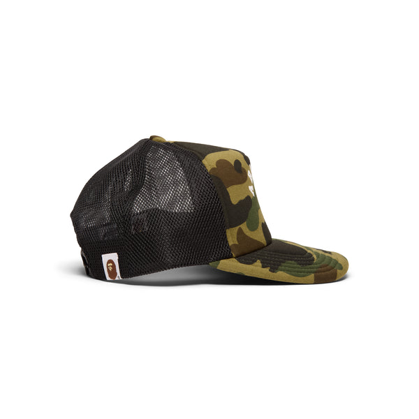 S.b. Concept A Bathing Ape 1ST Camo College Mesh Cap Green