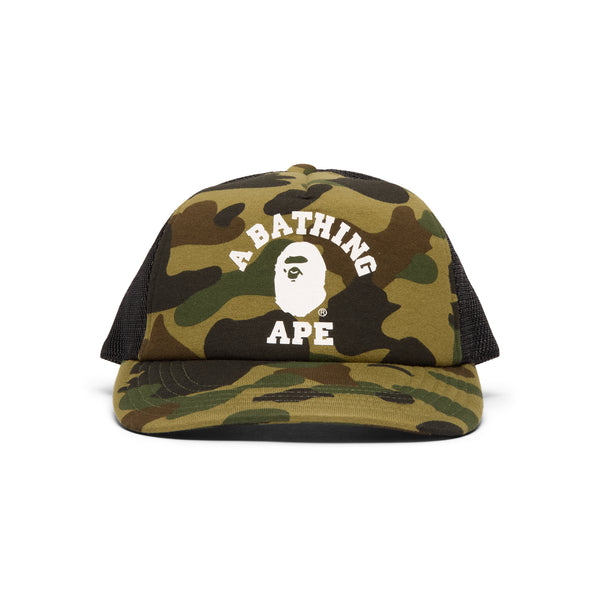s.b. concept A Bathing Ape 1ST Camo College Mesh Cap Green