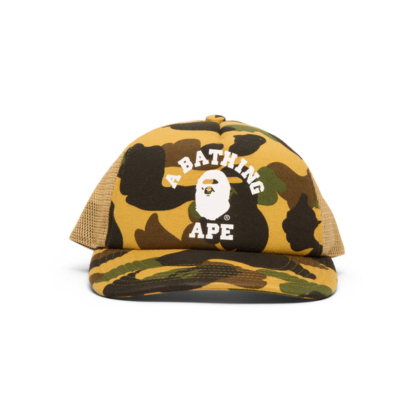 s.b. concept A Bathing Ape 1ST Camo College Mesh Cap Yellow