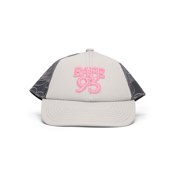 s.b. concept A Bathing Ape Line Camo Jacquard Mesh Blocking Logo Cap Gray