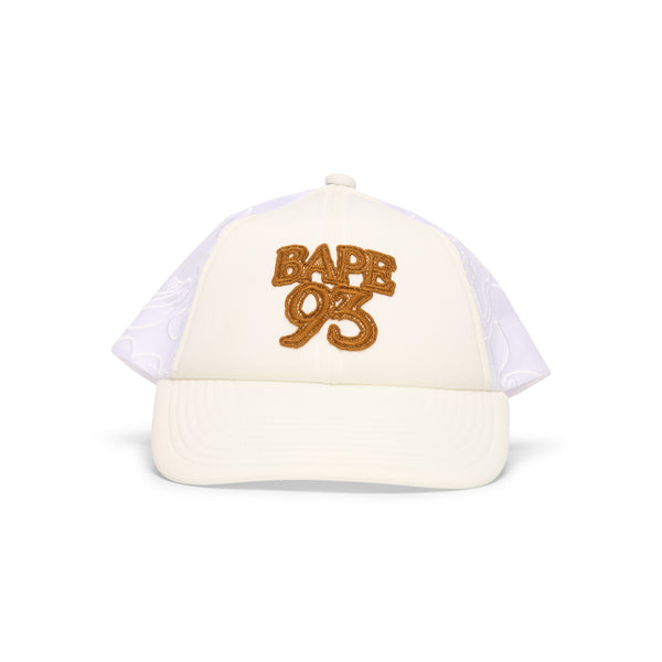 s.b. concept A Bathing Ape Line Camo Jacquard Mesh Blocking Logo Cap Ivory