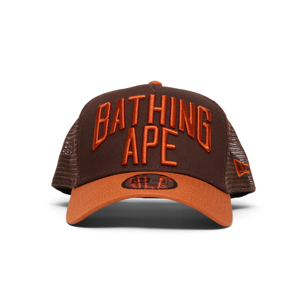 s.b. concept A Bathing Ape NYC Logo New Era 9Forty Cap Brown