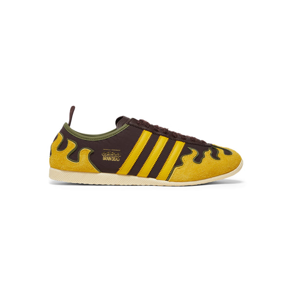 s.b. concept adidas Japan Lo Brain Dead Shadow Brown · Hazy Yellow · Off White