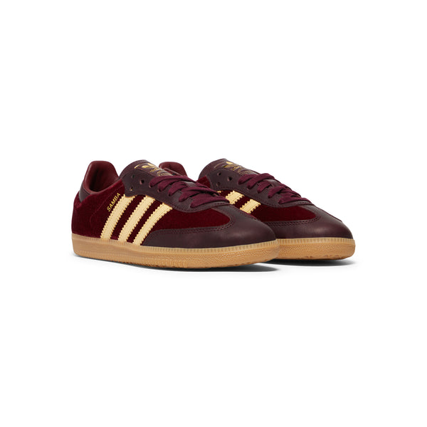 S.b. Concept Adidas Womens Samba OG Velvet Shadow Red · Maroon · Gum