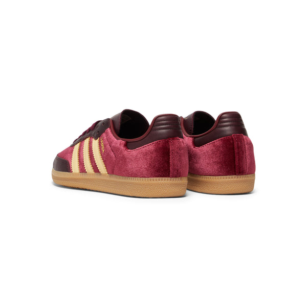 S.b. Concept Adidas Womens Samba OG Velvet Shadow Red · Maroon · Gum