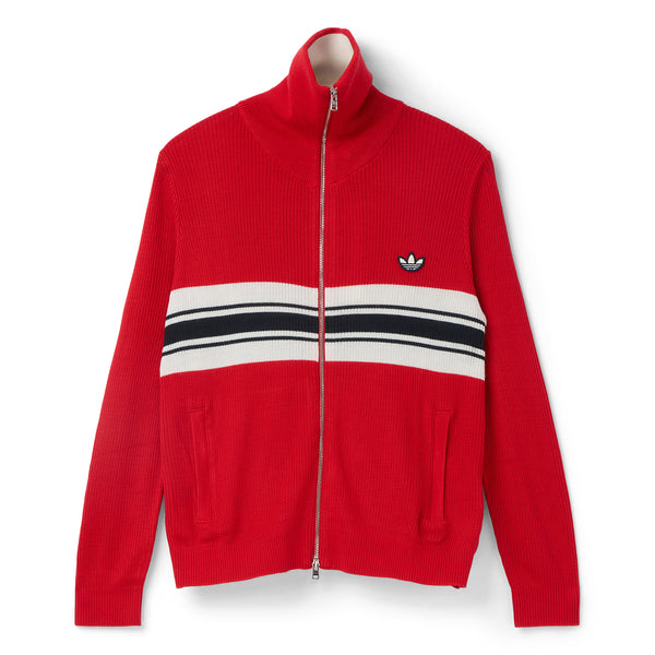s.b. concept adidas x Wales Bonner Knit Track Top Better Scarlet