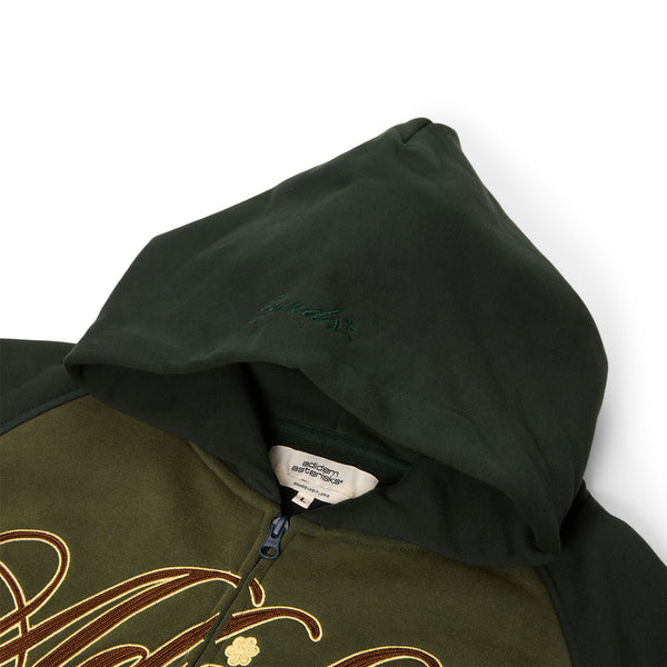 S.b. Concept Adidem Asterisks Chainstitch Ribbon Hoodie Forrest