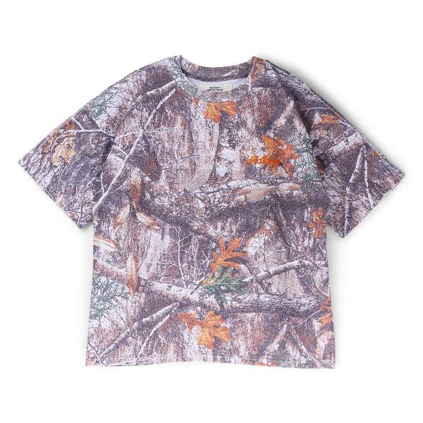 s.b. concept Adidem Asterisks Chainstitch Script Tee Camo