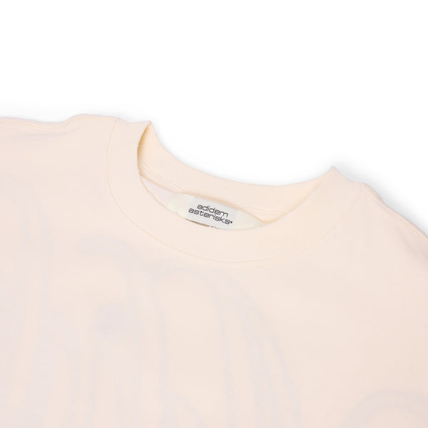 S.b. Concept Adidem Asterisks Chainstitch Script Tee Cream