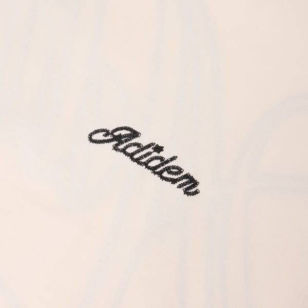S.b. Concept Adidem Asterisks Chainstitch Script Tee Cream
