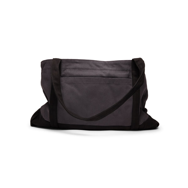 S.b. Concept Adidem Asterisks Chainstitch Script Tote Bag Black