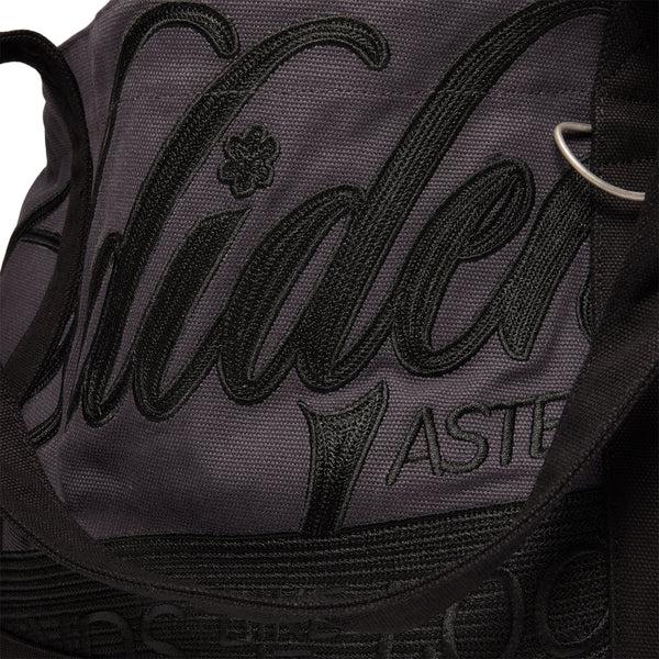 S.b. Concept Adidem Asterisks Chainstitch Script Tote Bag Black