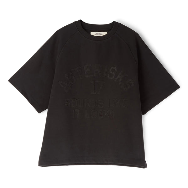 s.b. concept Adidem Asterisks Collegiate Shirt Triple Black