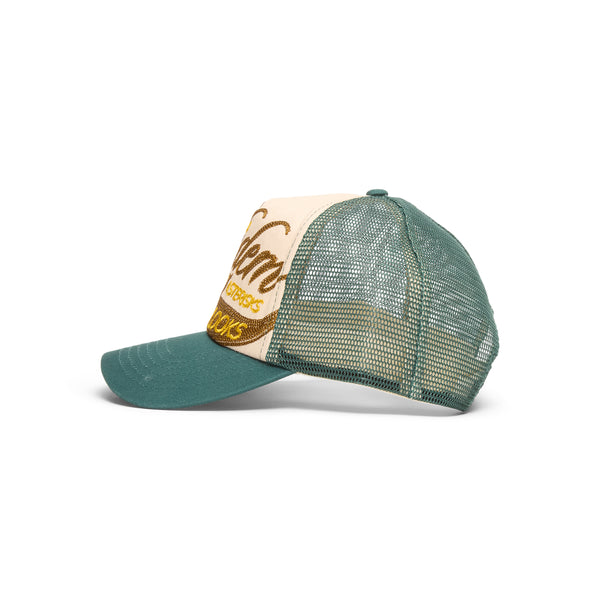 S.b. Concept Adidem Asterisks Cursive Trucker Hat Green