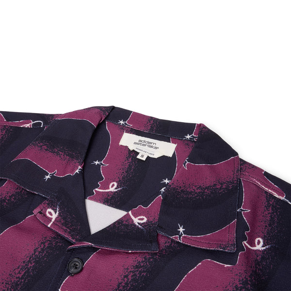 S.b. Concept Adidem Asterisks Faces Evening Shirt Dark