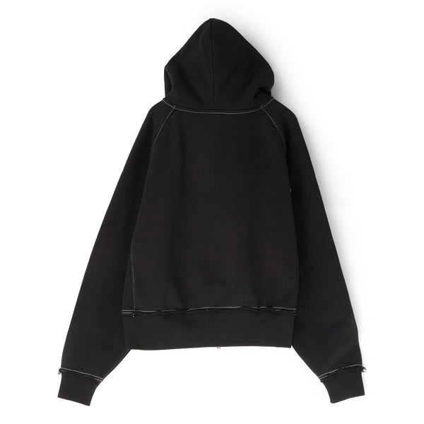 S.b. Concept Adidem Asterisks Frayed Collegiate Hoodie Black · Cream