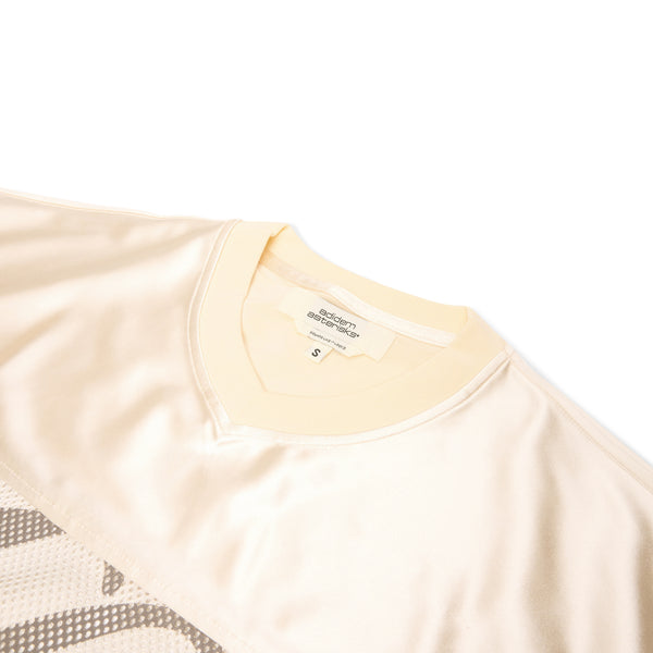 S.b. Concept Adidem Asterisks Satin Micro Mesh Practice Jersey Cream