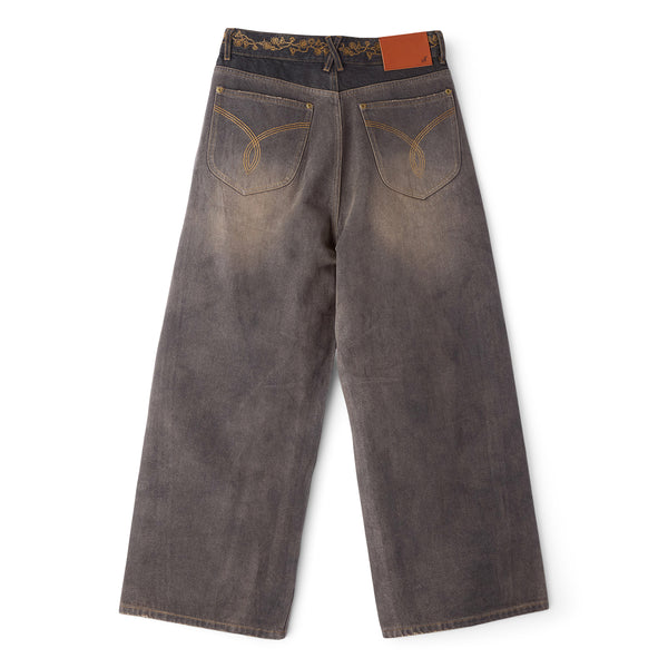 S.b. Concept Adidem Asterisks Waxed Two-Tone Denim Black