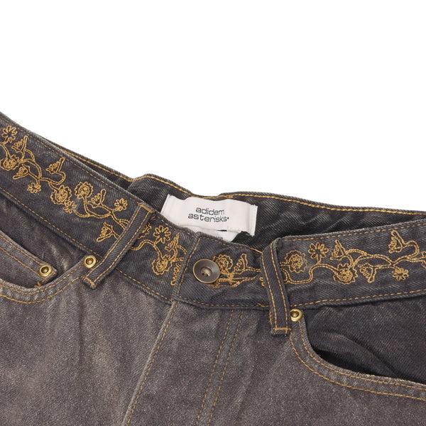 S.b. Concept Adidem Asterisks Waxed Two-Tone Denim Black