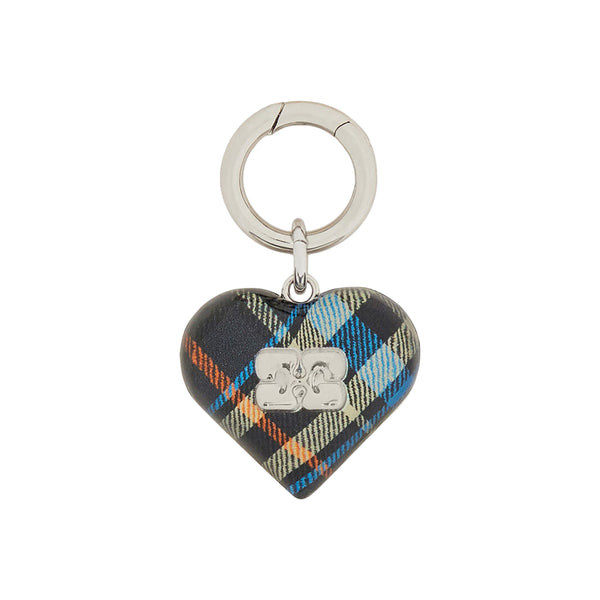 s.b. concept GANNI Check Bou Heart Charm Charcole Art