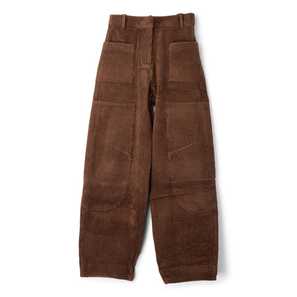 s.b. concept GANNI Corduroy Curved Pants Chicory Coffee
