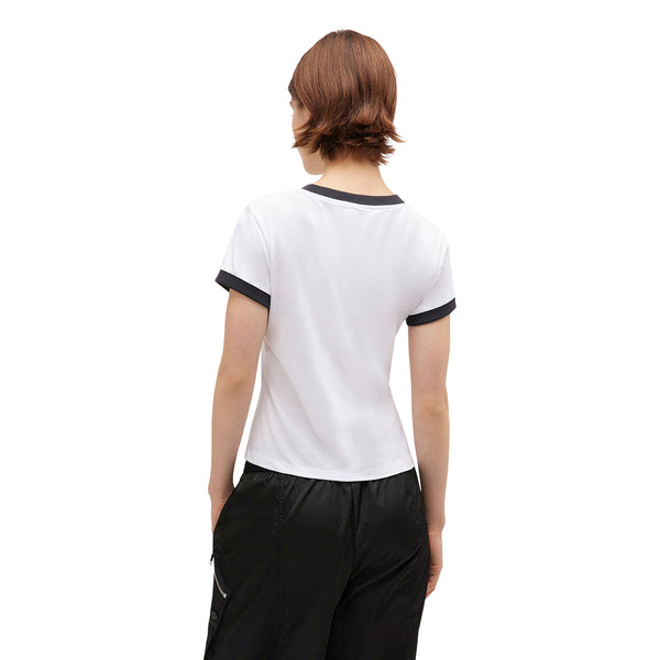 S.b. Concept GANNI Cropped Kitty T-shirt Bright White