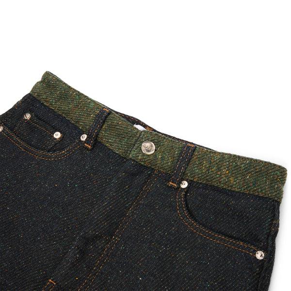 S.b. Concept GANNI Fold-Up Twill Denim Baggy Jeans Phantom