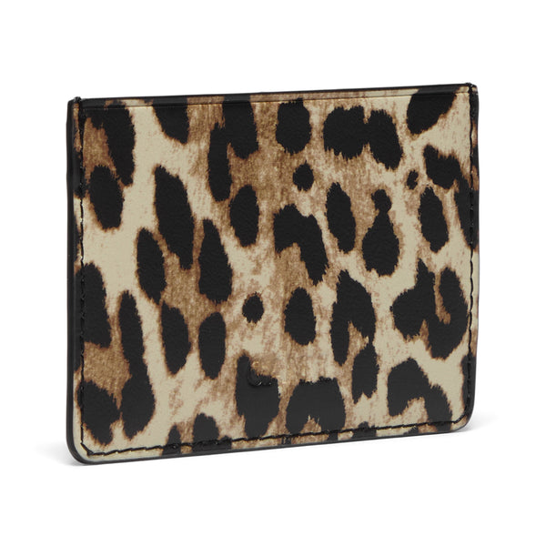 S.b. Concept GANNI Ganni Bou Card Holder Print Leopard