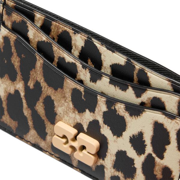 S.b. Concept GANNI Ganni Bou Card Holder Print Leopard