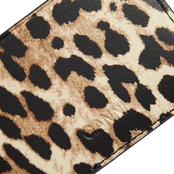 S.b. Concept GANNI Ganni Bou Card Holder Print Leopard
